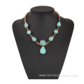 New Fashion Women Blue Turquoise Necklace